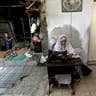 Sewing in Gaza