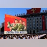 Tens of thousands rally to show support for their rejection of the United Nations' latest round of sanctions in Pyongyang, August 9, 2017