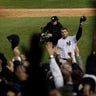 Andy Pettitte tips his cap