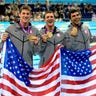 London, 4x200-meter freestyle relay, Gold