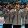 London, 4x100-meter freestyle relay, Silver