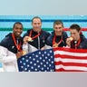 Beijing, 4x100-meter freestyle relay, Gold