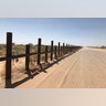 Installation of a 20-mile new bollard style wall replaces a vehicle barrier in Santa Teresa, New Mexico