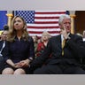 Chelsea and Bill Clinton, 2008