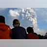 Residents Watch Eruption