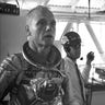 John Glenn 50th: in a spacesuit