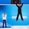 Gold medalist Irene Wust (Netherlands) after winning the women's 3000 meters speed skating race at the 2014 Sochi Winter Olympics