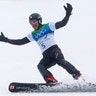 Gold medalist Jasey Jay Anderson (Canada) in the men's snowboard parallel giant slalom at the 2010 Vancouver Winter Olympics
