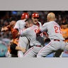 Phillies Giants Baseball tackle 1