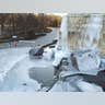 Frozen Waterfall