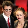 Johnny Depp and partner Vanessa Paradis at the U.K charity premiere of 
