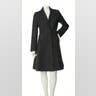 Button Front Coat with Seam Detail