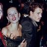 With British top model Kate Moss at the 51st Cannes Film Festival, May 15, 1998