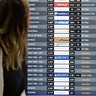 More than 5,400 flights cancellations, school closures and warnings from officials to stay off the roads. The delays extended to Miami International Airport, Monday, March 13, 2017.
