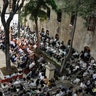 Al-Sheebani school's courtyard on June 6, 2009