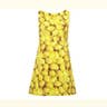 Candice Sleeveless Printed A-line Dress