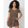 Printed Rayon Challis Babydoll Dress