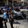 A car bomb exploded outside a popular ice cream shop in the Karrada neighborhood of Baghdad 