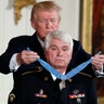 President Trump bestows the nation's highest military honor, the Medal of Honor, to retired Army medic James McCloughan