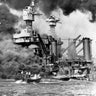 Sailors rescue a survivor from the water 