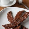 Sweet and Spicy Bacon Coated in Nutella