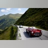 Participants in the Ennstal classic old-timer rally on the road to Soelkpass, Austria July 20, 2017