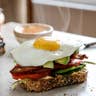 Avocado BLT With Spicy Mayo and Fried Egg