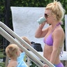 Britney's Family Pool Party