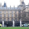 Police on the scene after gunfire was heard close to the Houses of Parliament.