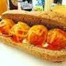 Buffalo Chicken Meatball Subs