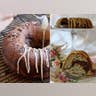 Banana Nutella Swirl Bundt Cake with Coffee Icing