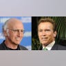 Larry David and Arnold Schwarzenegger