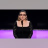 Carrie Fisher presents the life achievement award on stage at the 21st annual Screen Actors Guild Awards
