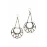 Bing Bang Moon Chandelier Earrings In Silver
