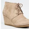 City Classified Lace Up Ankle Bootie Wedge
