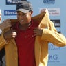 Tiger Woods Gets Jacket 