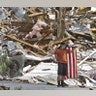 Georgia Boy With Tornado Damaged Flag