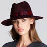 Juicy Couture Floppy Fedora with Faux Feather Trim