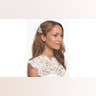 Nina Danai Flower Crystal Hair Comb, $175,