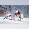 Matthias Mayer of Austria crashes during the men's alpine combined race at the Pyeongchang 2018 Winter Olympics