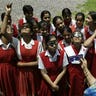 Indian Schoolgirls Prepare for Eclipse