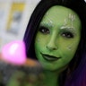 An attendee at the opening of Comic-Con International in San Diego, California, July 20