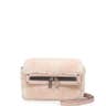 Milly Skylar Faux Fur Mini Crossbody Bag in Blush