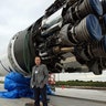 Elon Musk with Falcon Heavy