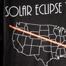 In preparation for the Solar Eclipse, t-shirts commemorating the day are shown in Depoe Bay, Oregon, August 9
