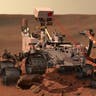 mars13 Curiosity at Work on Mars