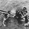  John McCain is pulled out of a Hanoi lake by a mix of North Vietnamese Army (NVA) and Vietnamese citizens in 1967