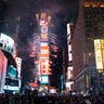 Confetti falls as people celebrate the new year in New York's Times Square, Sunday, Jan. 1, 2017.