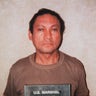 This January 1990, file photo shows deposed Panamanian Gen. Manuel Antonio Noriega, who was serving a 40-year sentence in Miami for drug trafficking. 