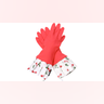 Red Cherry Dishwashing Gloves
